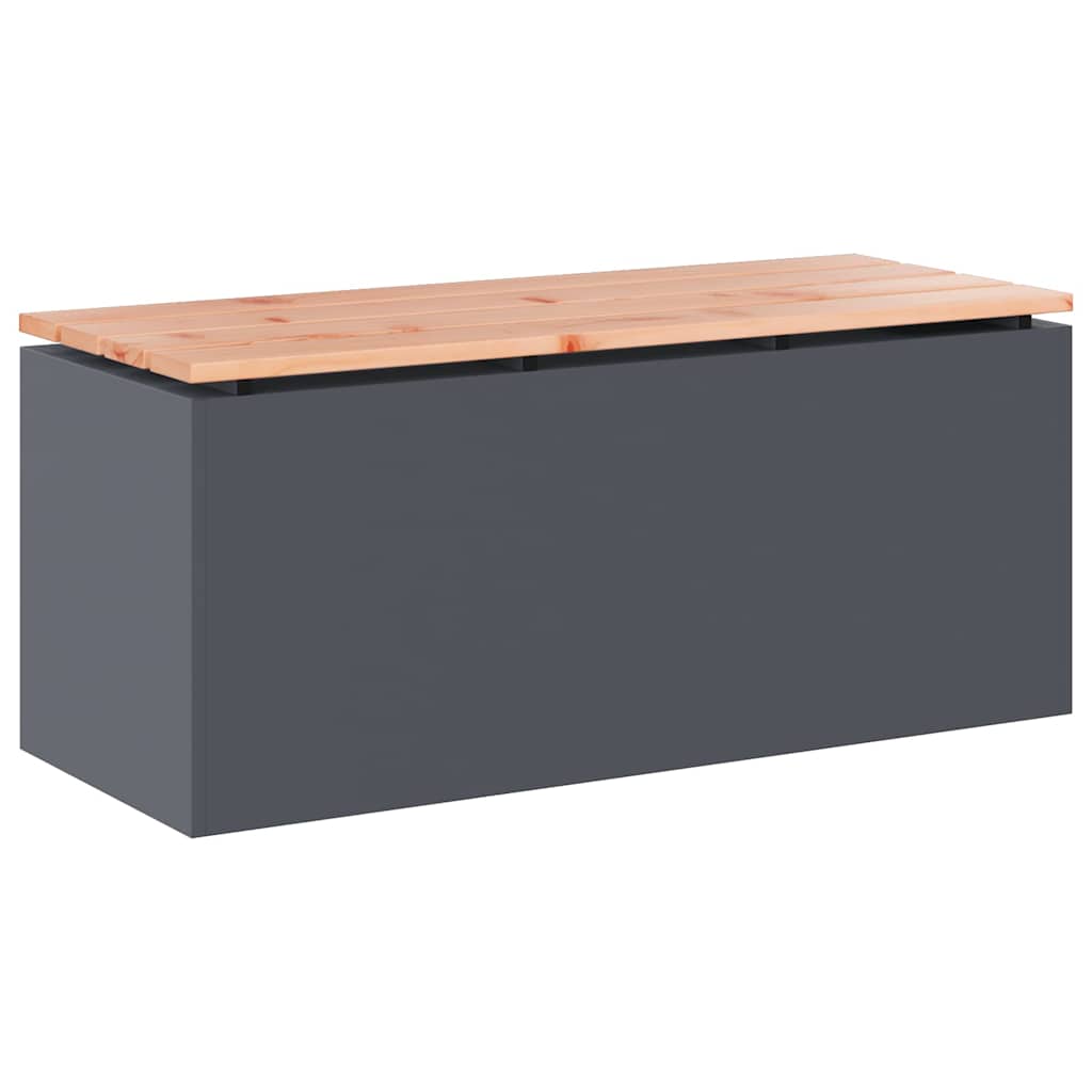 Vrtna klupa Antracit 100 x 40 x 43 cm Čelik