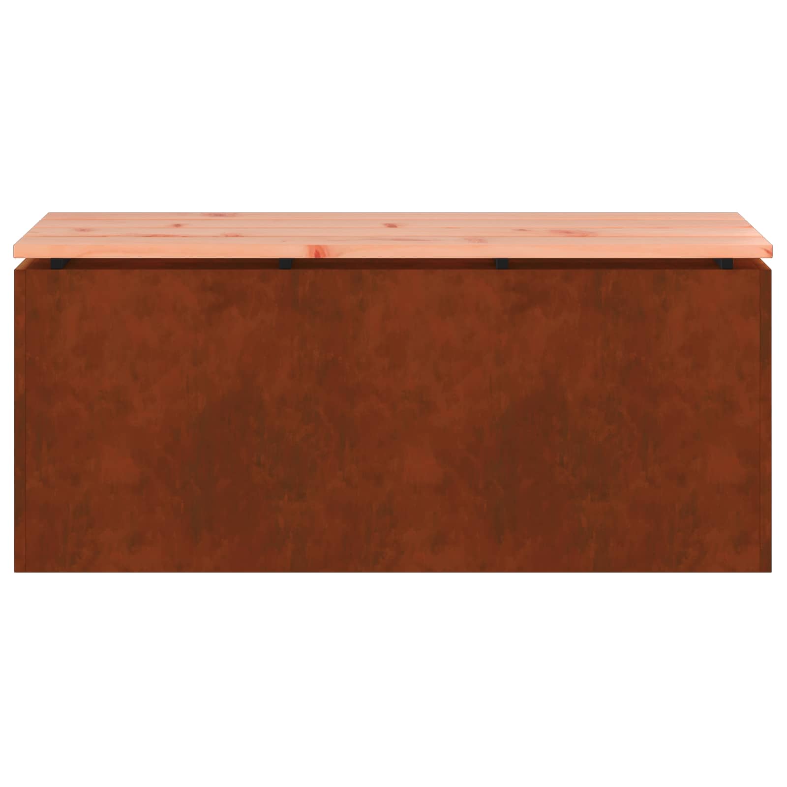 Vrtna klupa Rđa 100 x 40 x 43 cm Otporni čelik