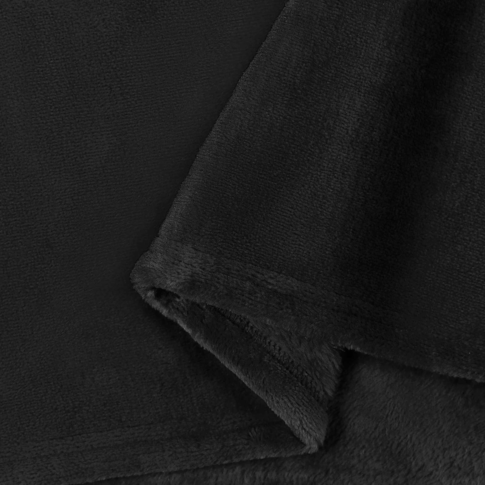 Pokrivač Crna 150 x 200 cm Runo