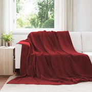 Pokrivač Bordeaux Crvena 240 x 270 cm Runo