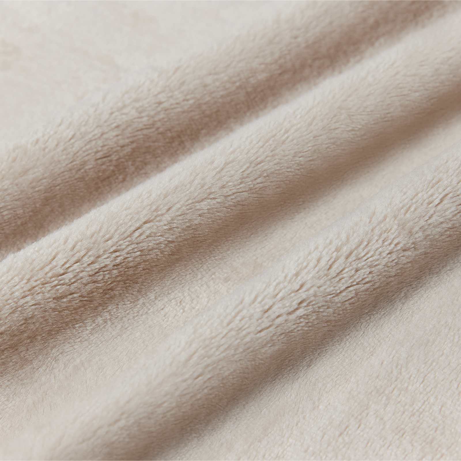 Pokrivači za bacanje 6 pcs Bež 240 x 270 cm Runo