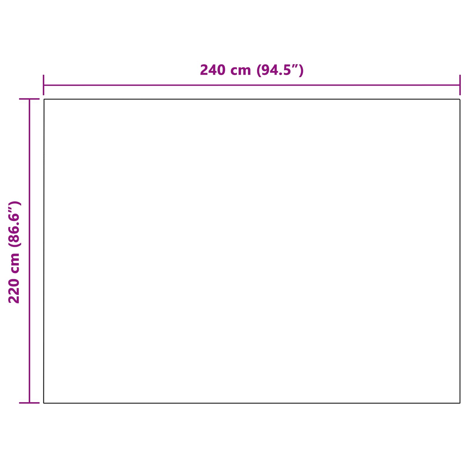 Pokrivači za bacanje 6 pcs Tamno siva 220 x 240 cm Runo