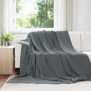 Pokrivači za bacanje 6 pcs Tamno siva 240 x 270 cm Runo