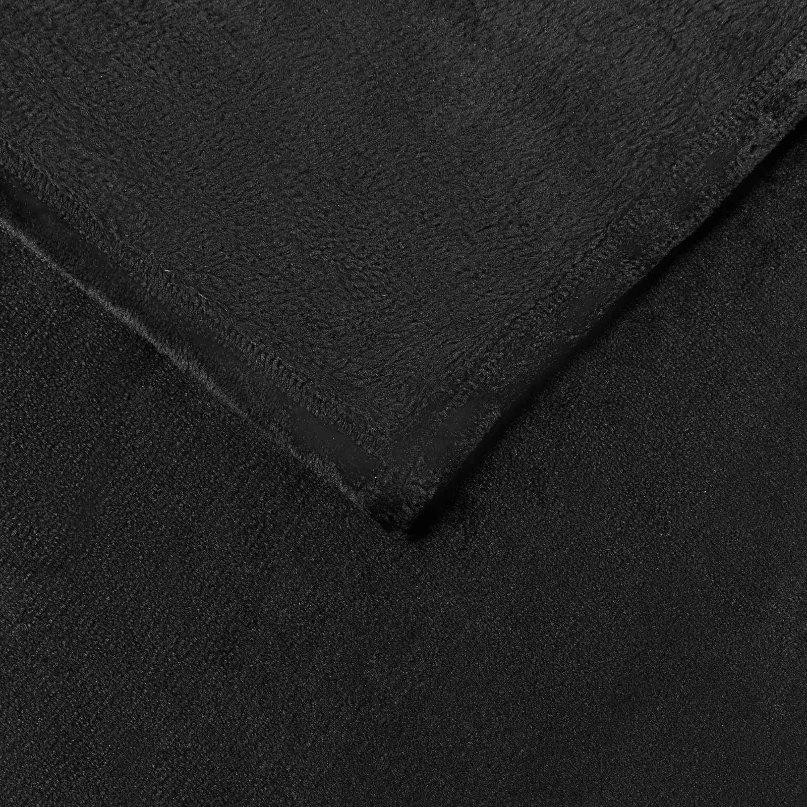 Pokrivači za bacanje 6 pcs Crna 150 x 200 cm Runo
