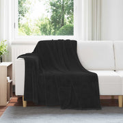 Pokrivači za bacanje 6 pcs Crna 150 x 200 cm Runo