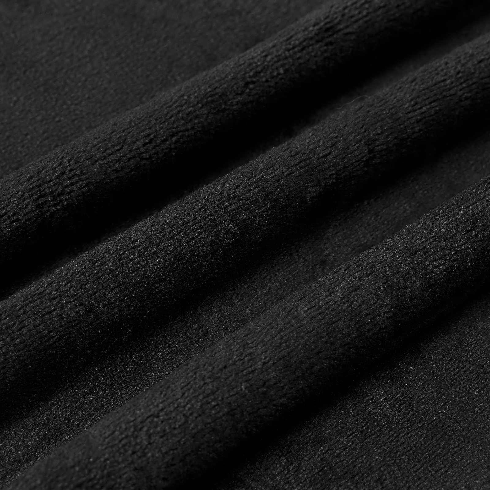 Pokrivači za bacanje 6 pcs Crna 240 x 270 cm Runo