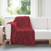 Pokrivač Bordeaux Crvena 150 x 130 cm Runo
