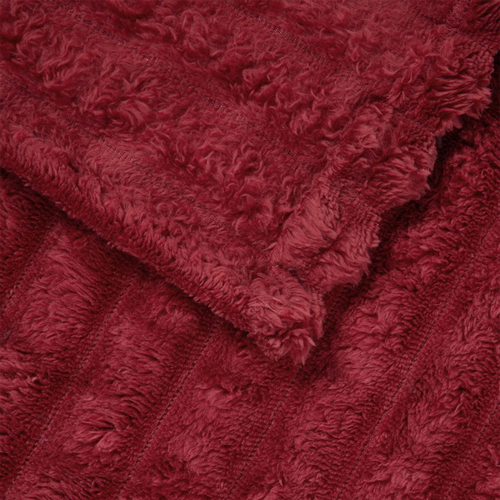Pokrivač Bordeaux Crvena 240 x 220 cm Runo