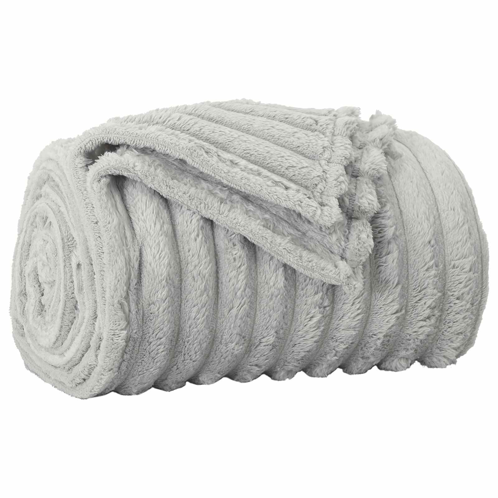 Pokrivači za bacanje 6 pcs Siva 270 x 240 cm Runo