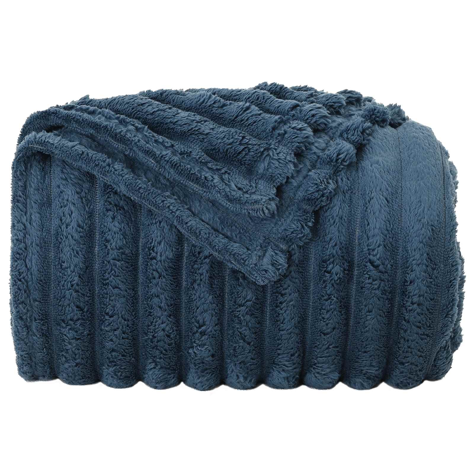 Pokrivači za bacanje 6 pcs Mornarsko plava 200 x 150 cm Runo