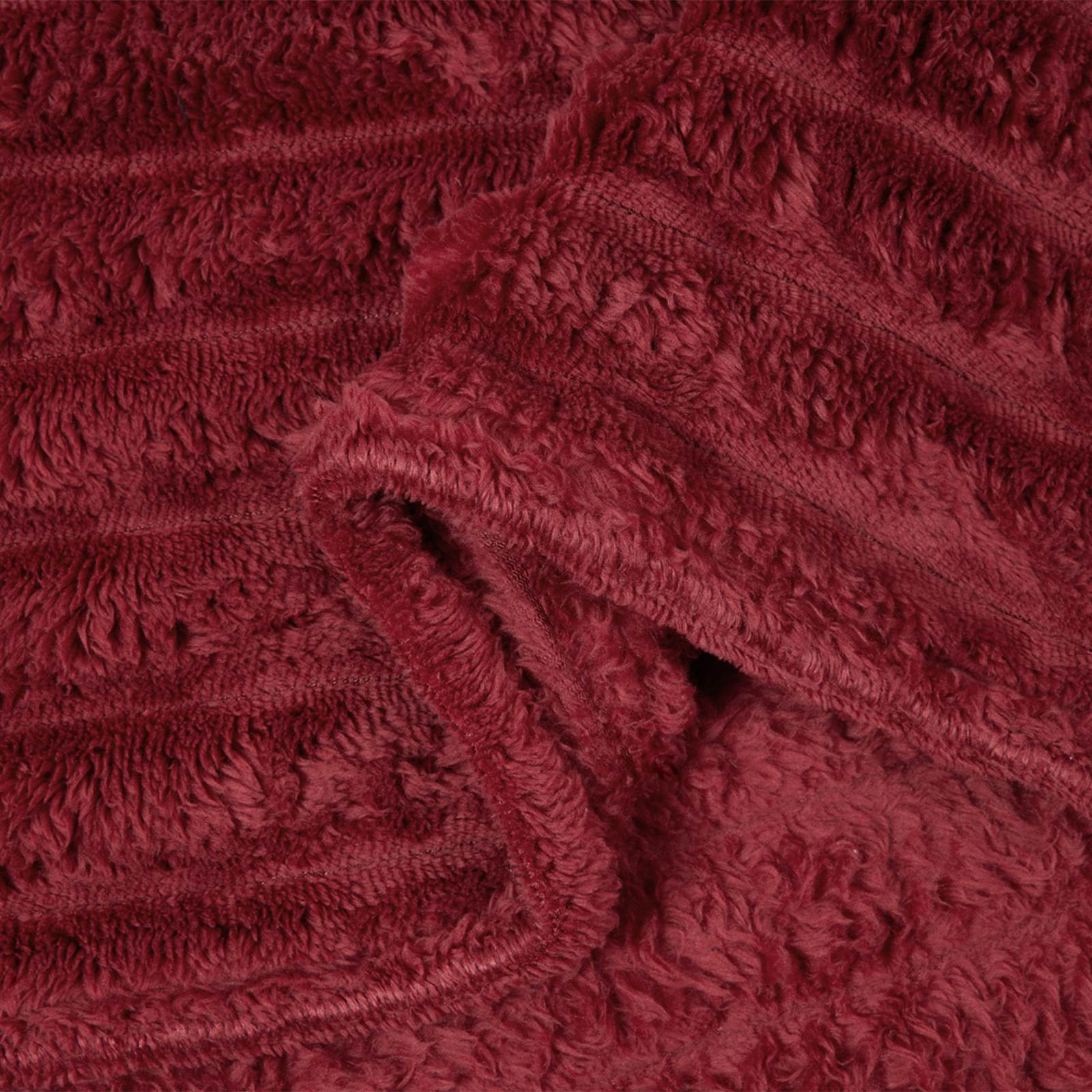 Pokrivači za bacanje 6 pcs Bordeaux Crvena 240 x 220 cm Runo