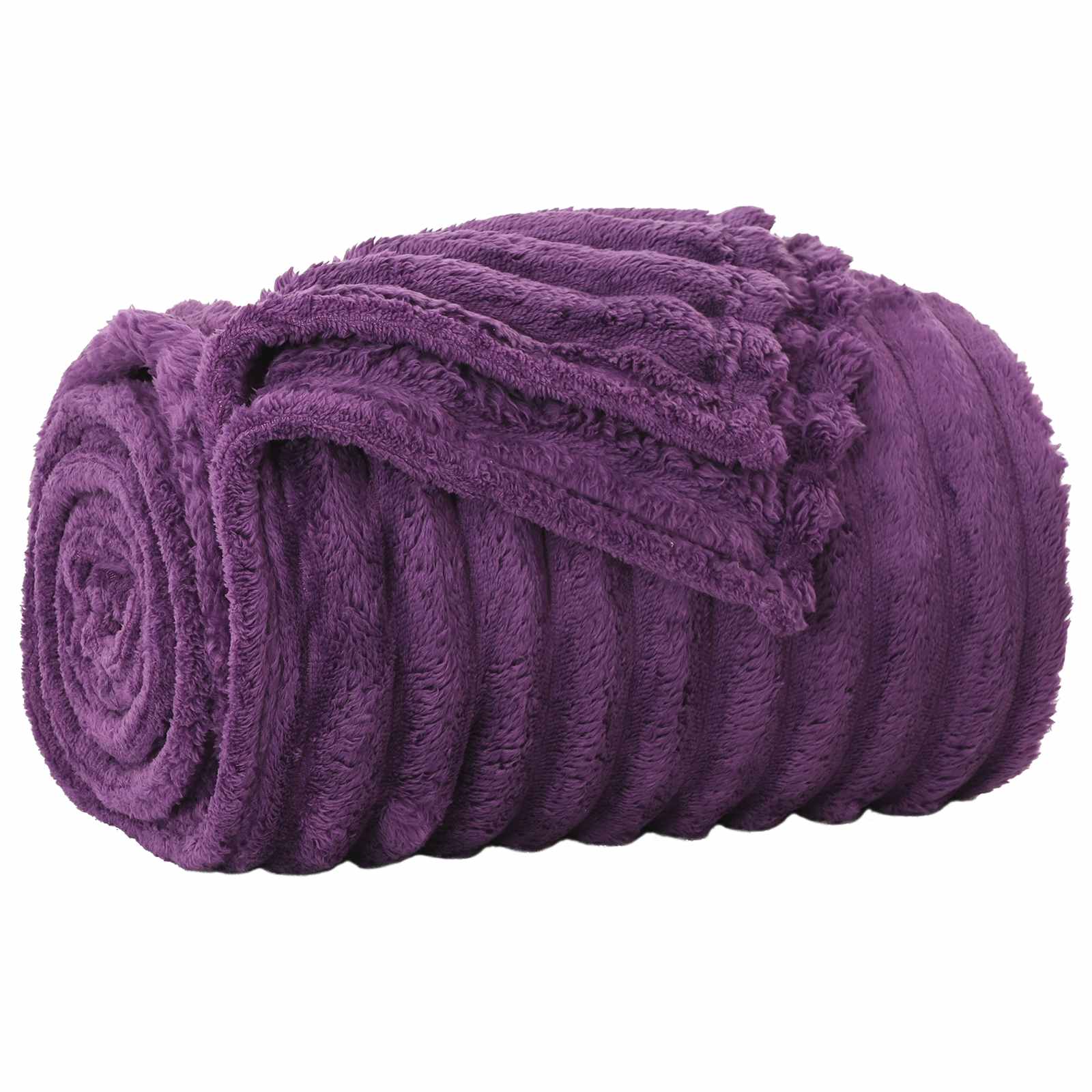 Pokrivači za bacanje 6 pcs Ljubičasta 150 x 130 cm Runo