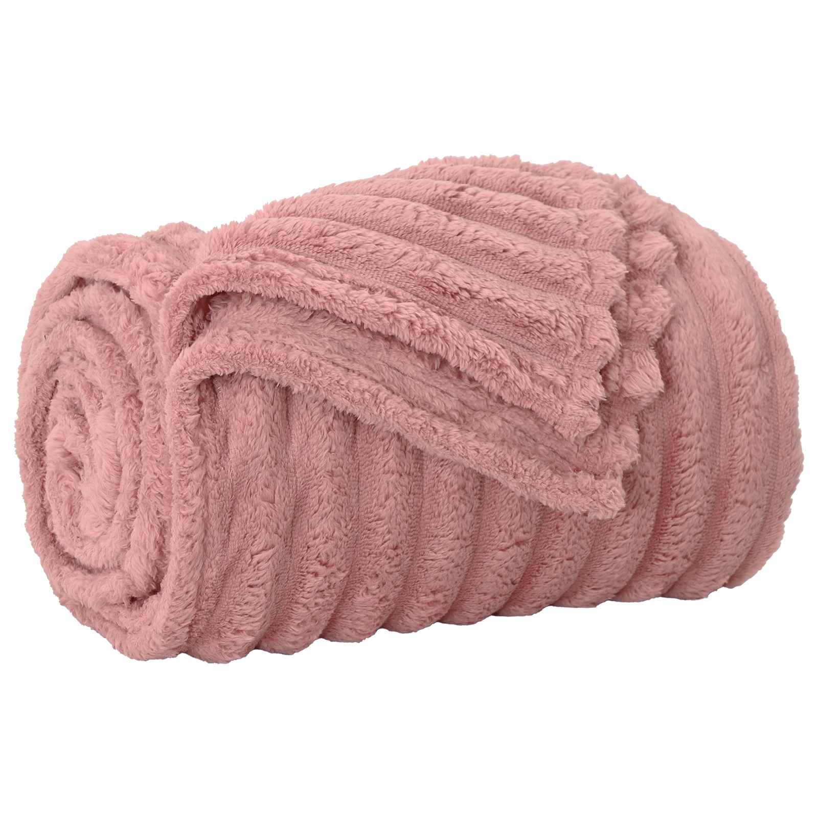 Pokrivači za bacanje 6 pcs Ružičasta 150 x 130 cm Runo