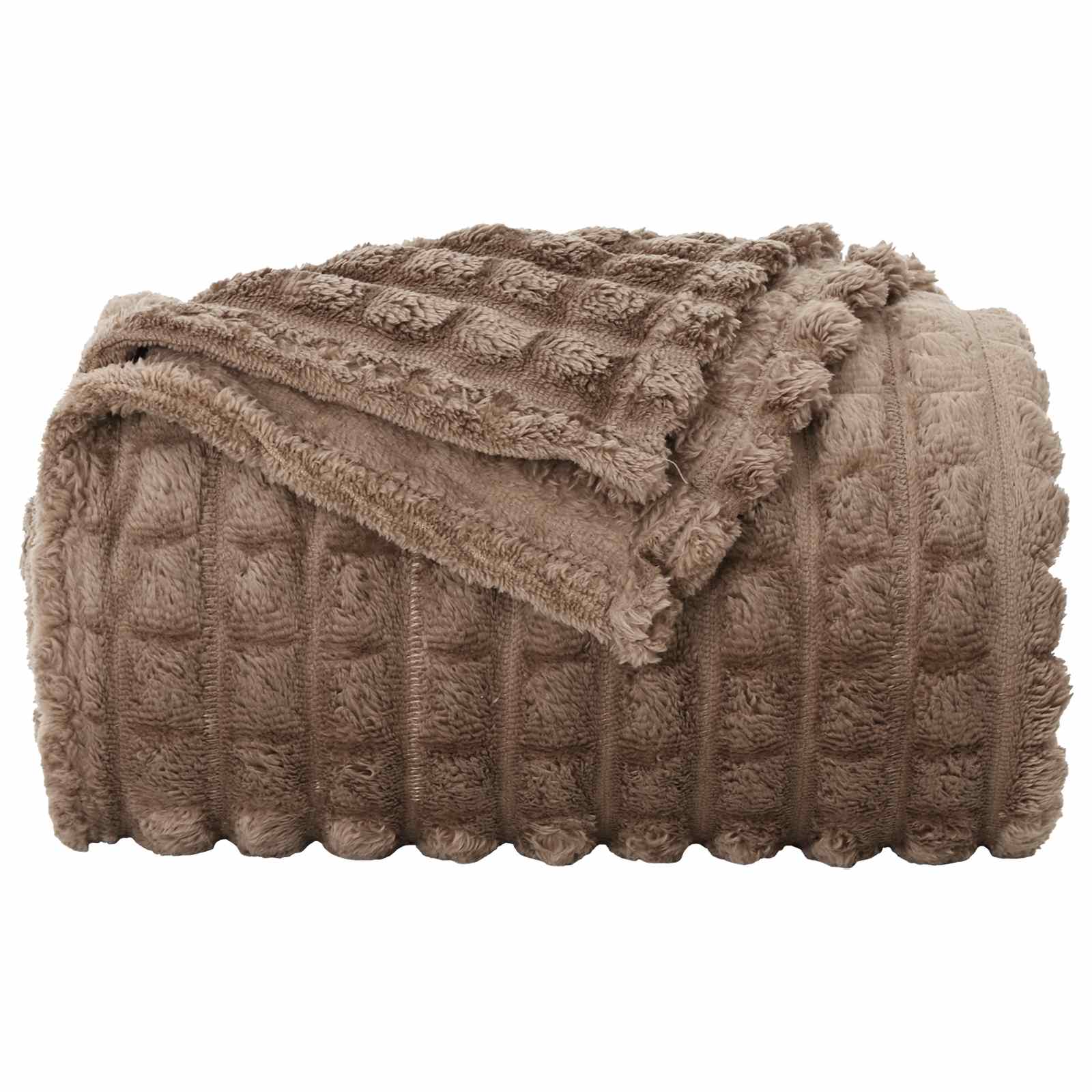 Pokrivači za bacanje 6 pcs Kamel 240 x 220 cm Runo