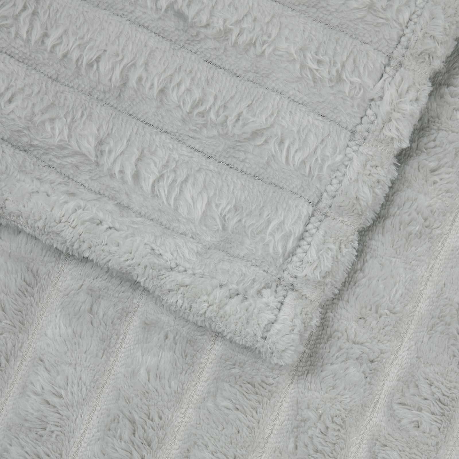 Pokrivači za bacanje 6 pcs Siva 240 x 220 cm Runo