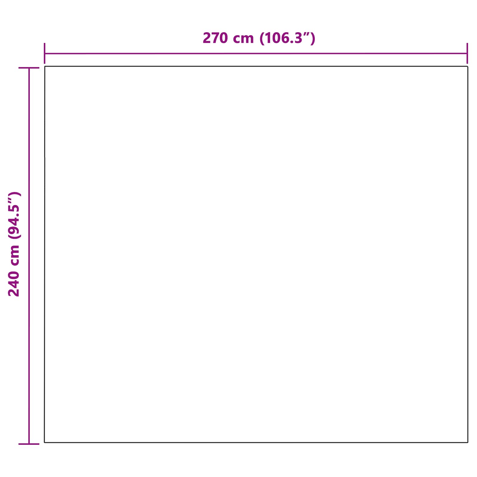 Pokrivači za bacanje 6 pcs Siva 270 x 240 cm Runo