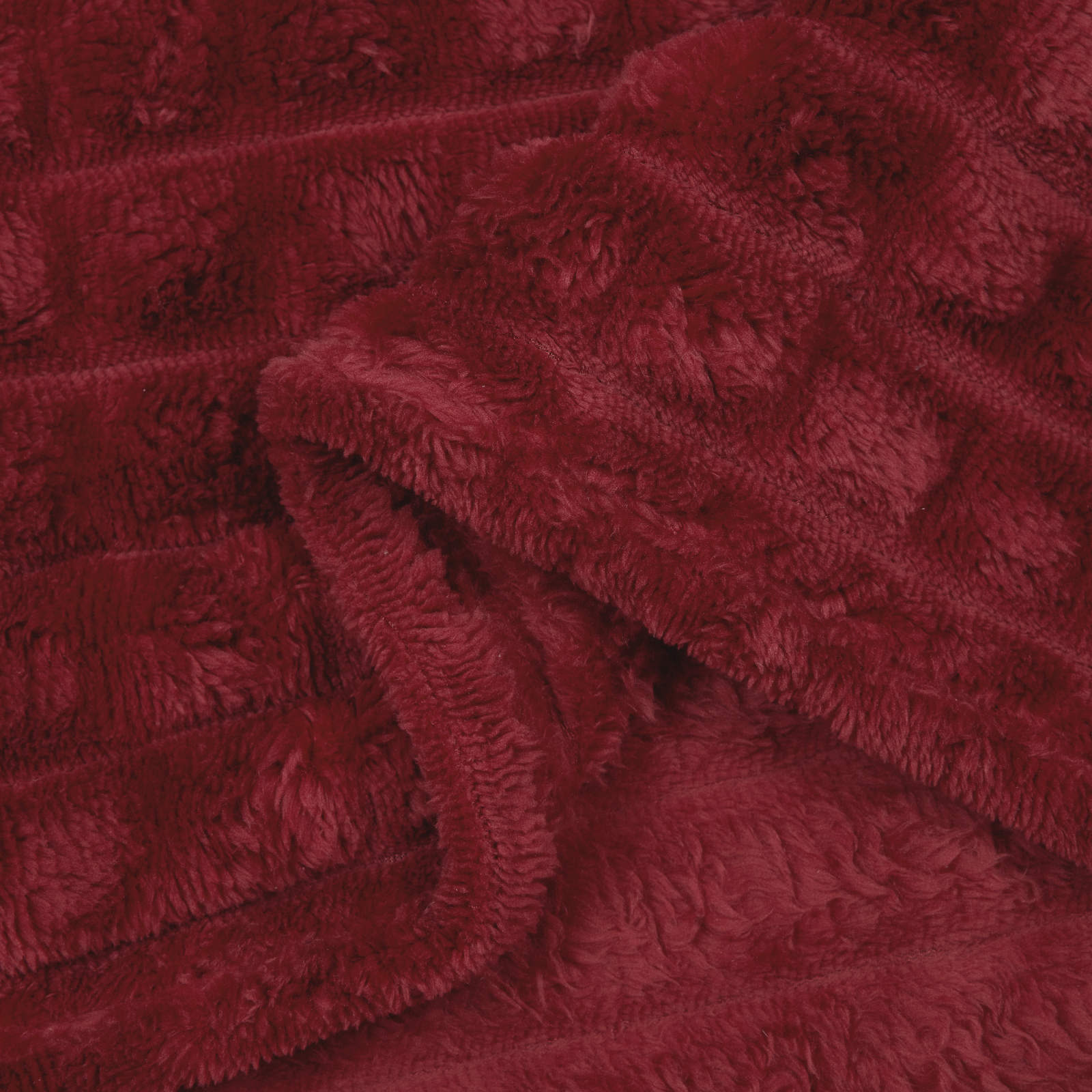 Pokrivači za bacanje 6 pcs Bordeaux Crvena 240 x 220 cm Runo