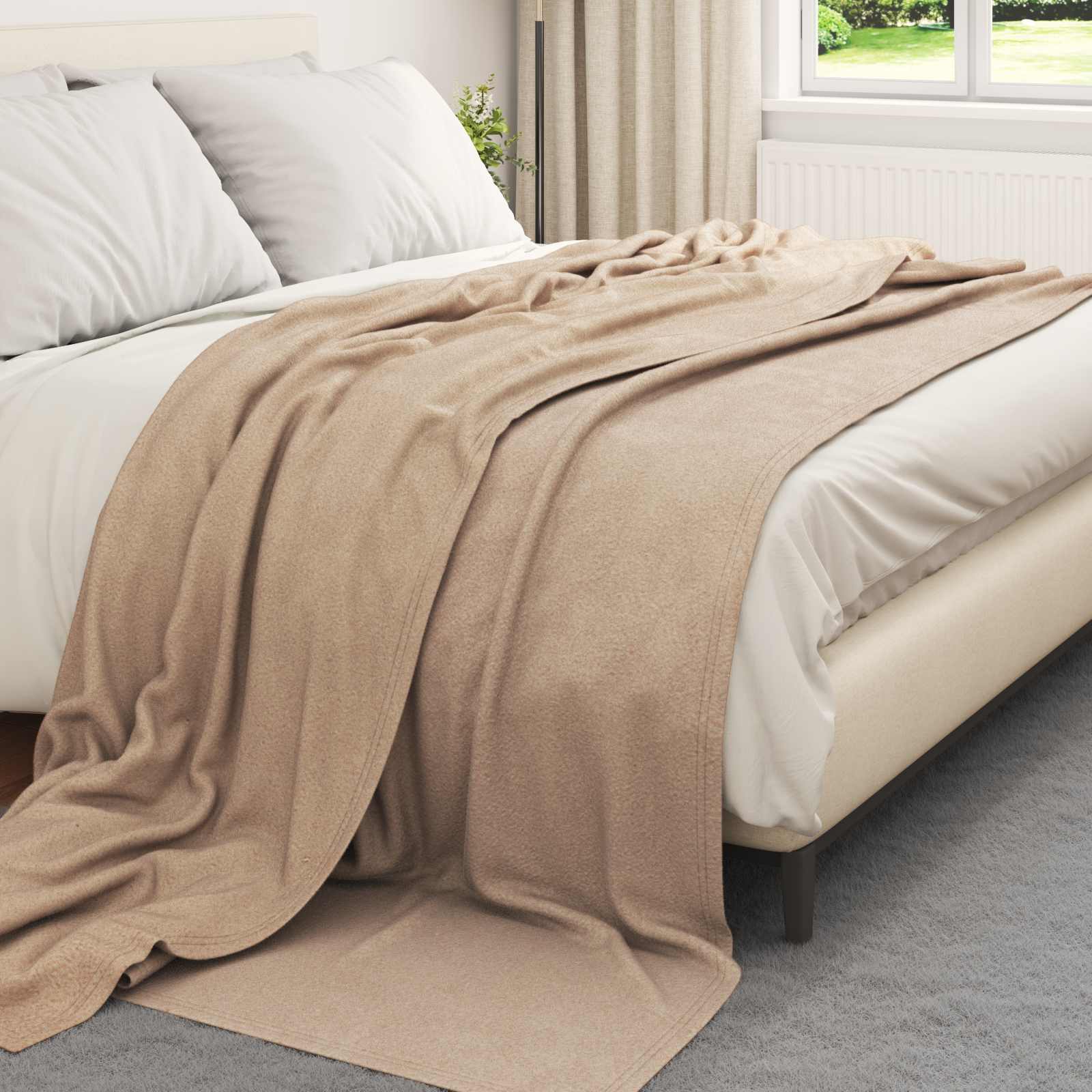 Pokrivači za bacanje 6 pcs Kamel 270 x 240 cm Runo