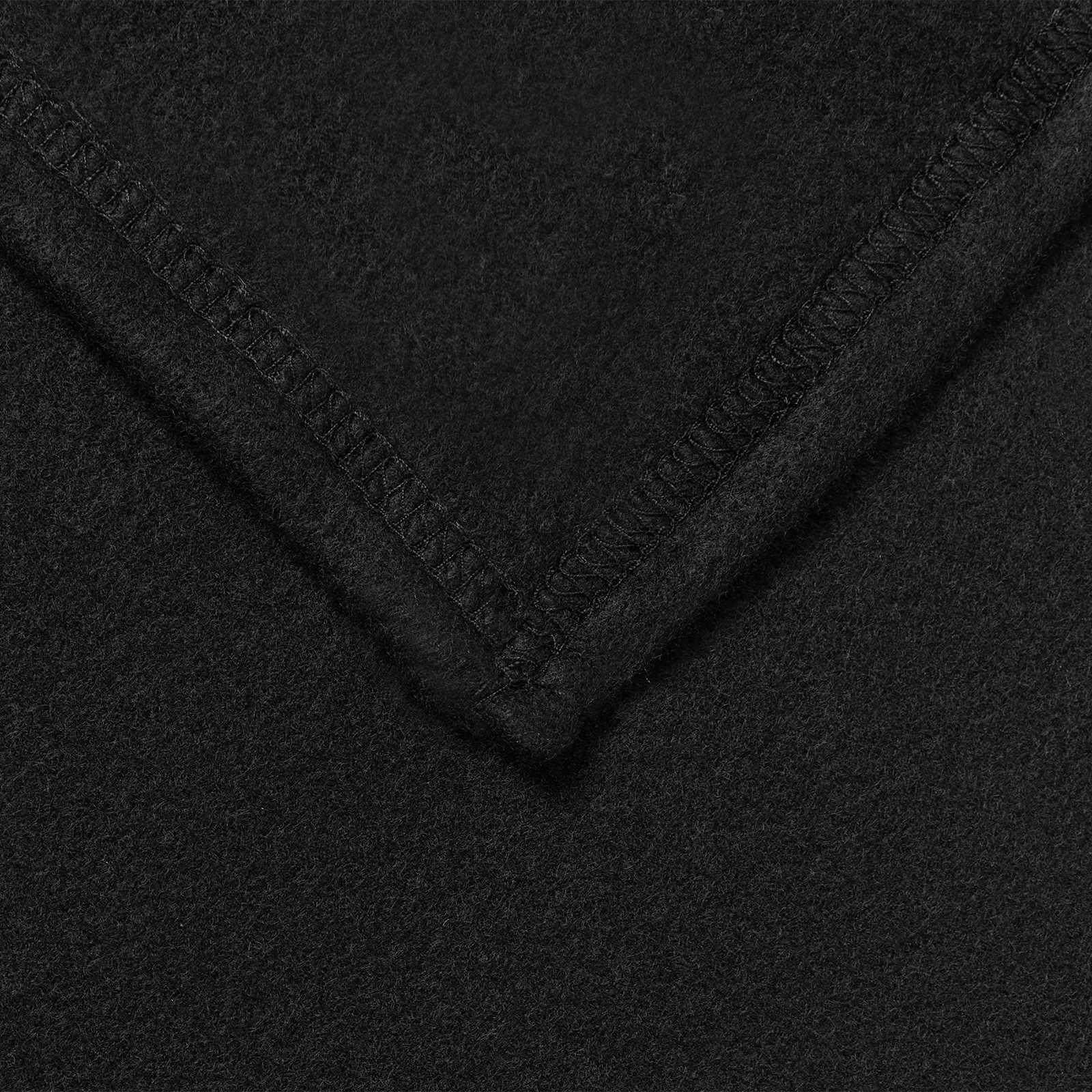 Pokrivači za bacanje 6 pcs Crna 200 x 150 cm Runo
