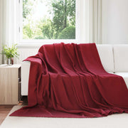 Pokrivači za bacanje 24 pcs Bordeaux Crvena 270 x 240 cm Runo