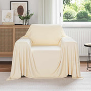 Pokrivači za bacanje 6 pcs Krema 210 x 140 cm Runo