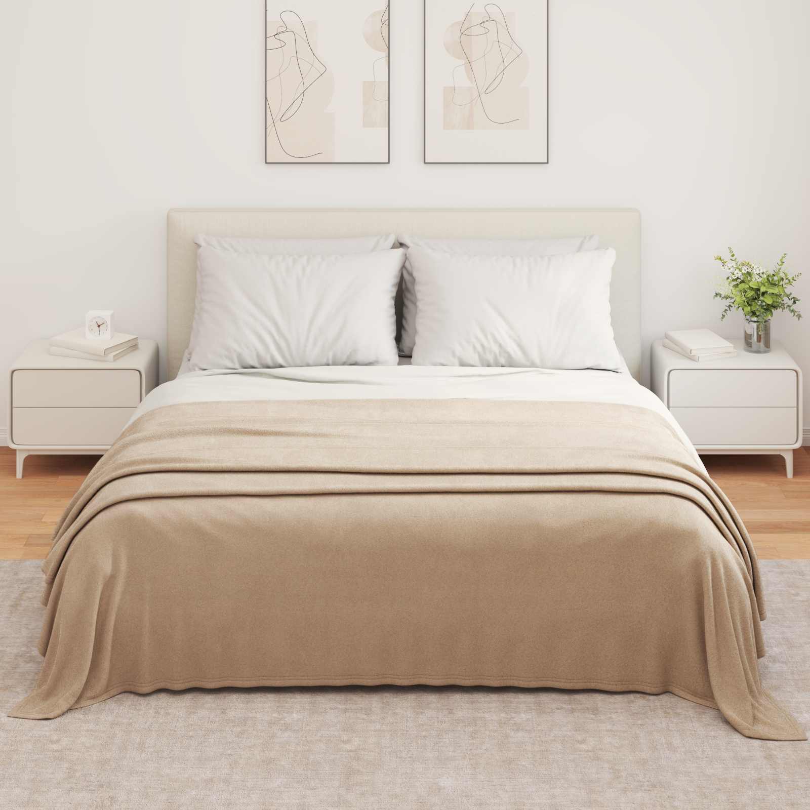 Pokrivači za bacanje 6 pcs Kamel 350 x 270 cm Runo