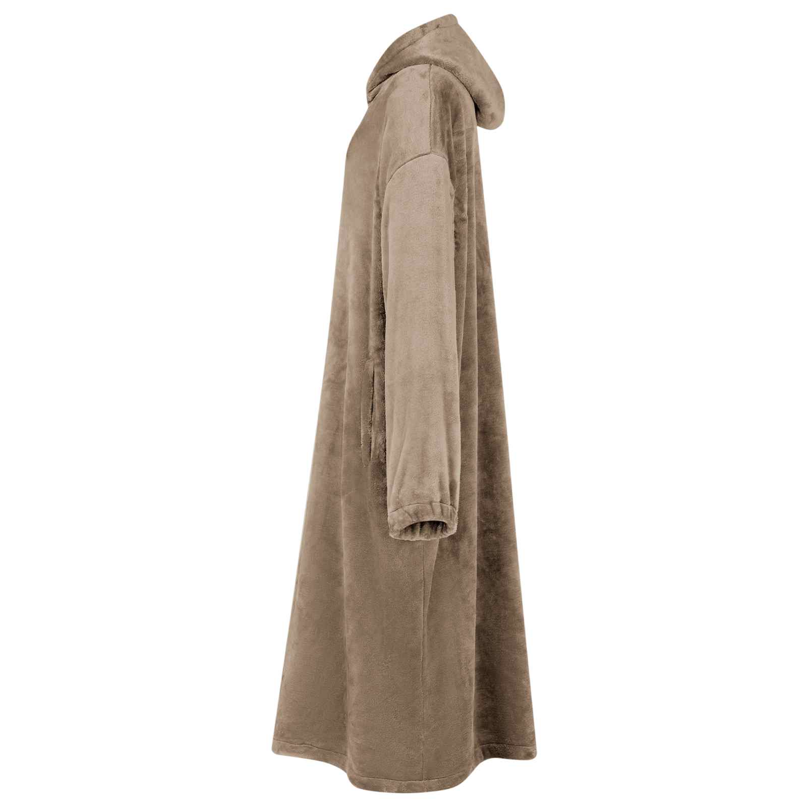 Deka majica s kapuljačom Kamel s Flanel