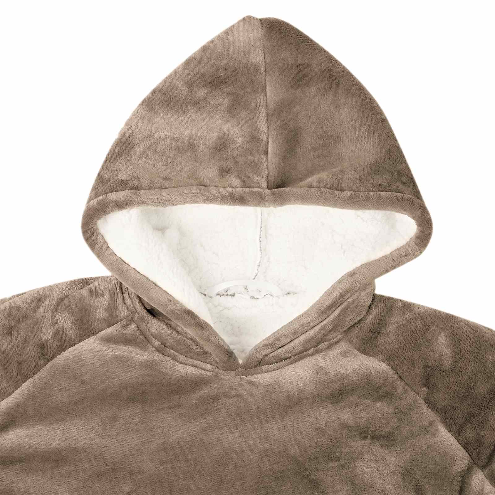 Deka majica s kapuljačom Kamel M Flis i flanel