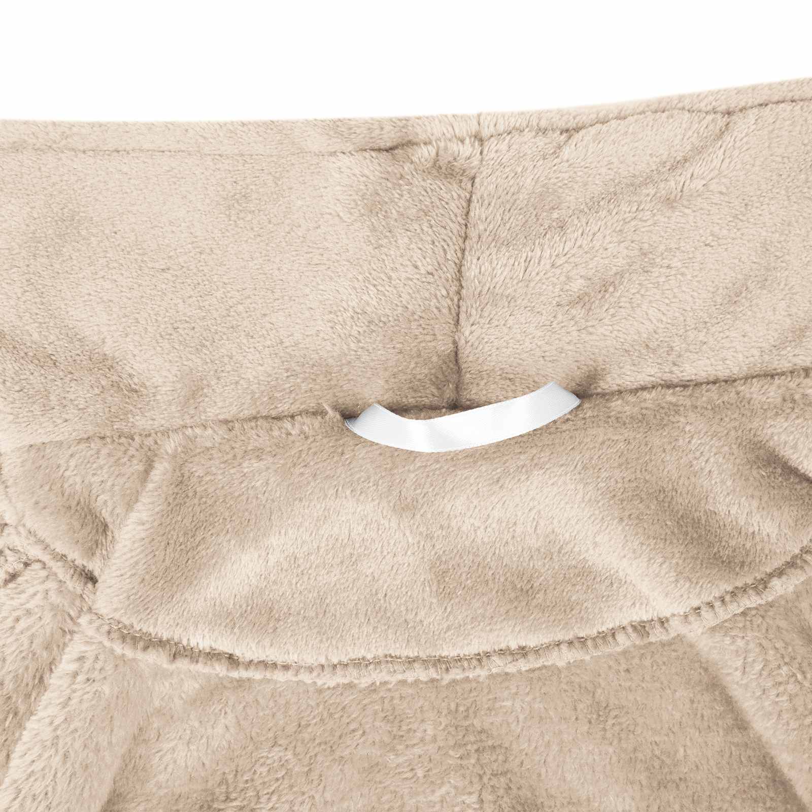 Bade mantil bez kapuljače Bež xl Flanel