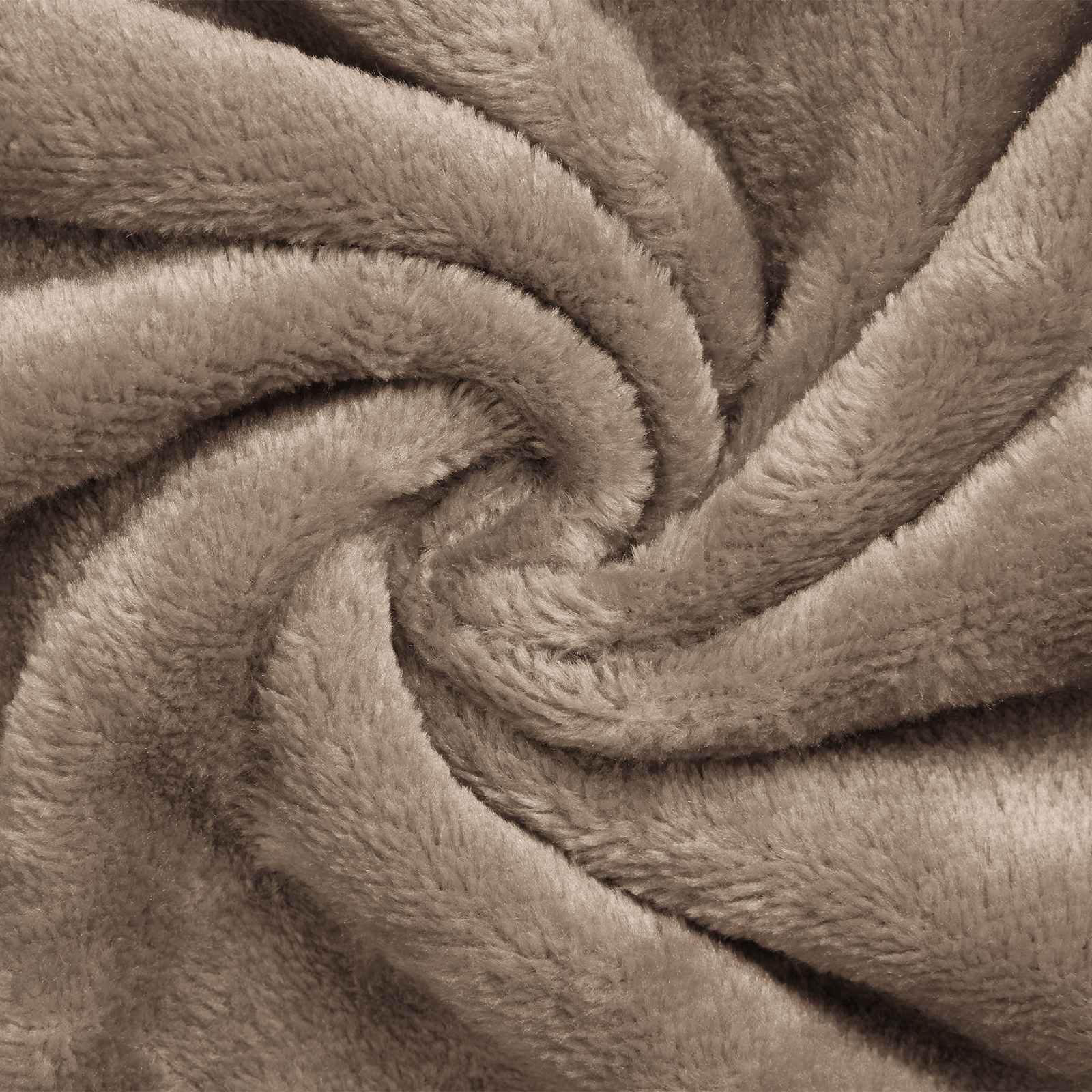 Bade mantil bez kapuljače Kamel m Flanel