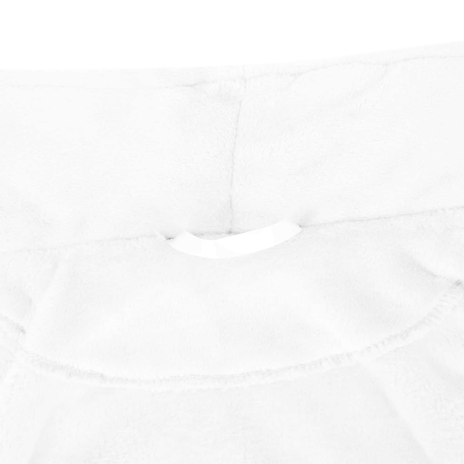 Bade mantil bez kapuljače Bijelo xl Flanel