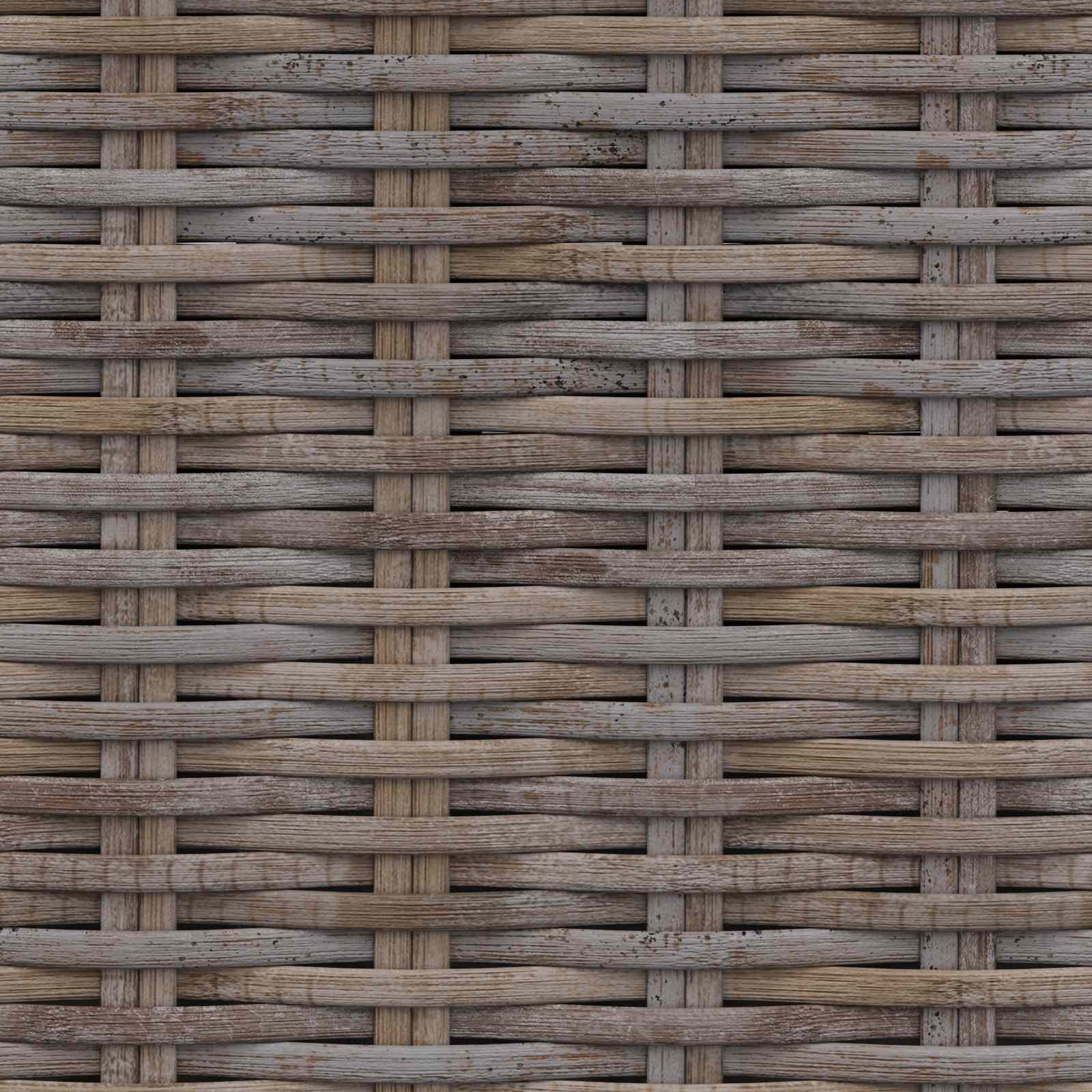 Klupa za pohranu s jastukom Siva 110 x 40 x 50 cm Ratan