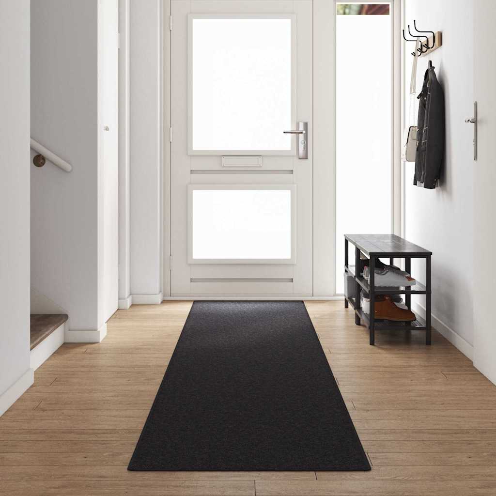 Tepih trkač Antracit 80 x 500 cm 100% Polipropilen