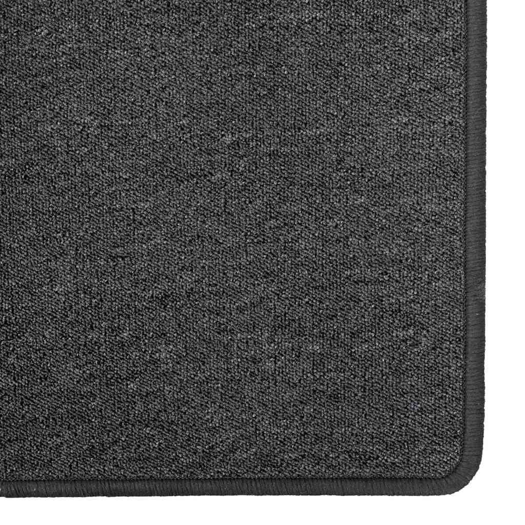 Tepih trkač Tamno siva 80 x 500 cm 100% Polipropilen