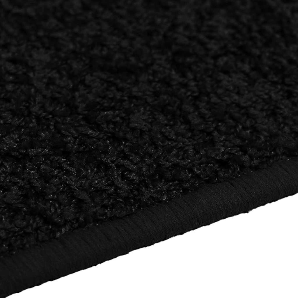Tepih trkač Crna 50 x 200 cm 100% Polipropilen Tuft