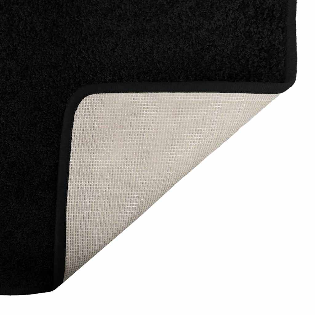 Tepih trkač Crna 80 x 300 cm 100% Polipropilen Tuft