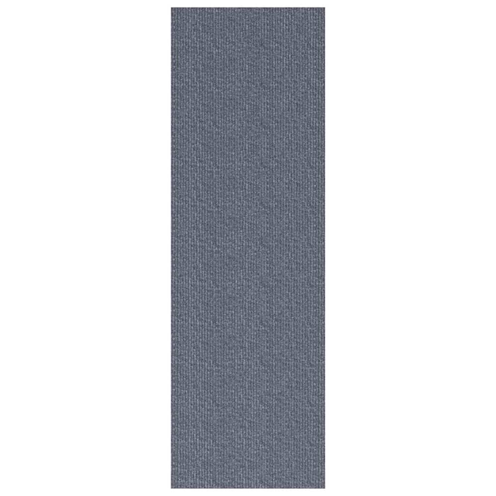 Tepih trkač Svijetlo siva 80 x 200 cm tkanina