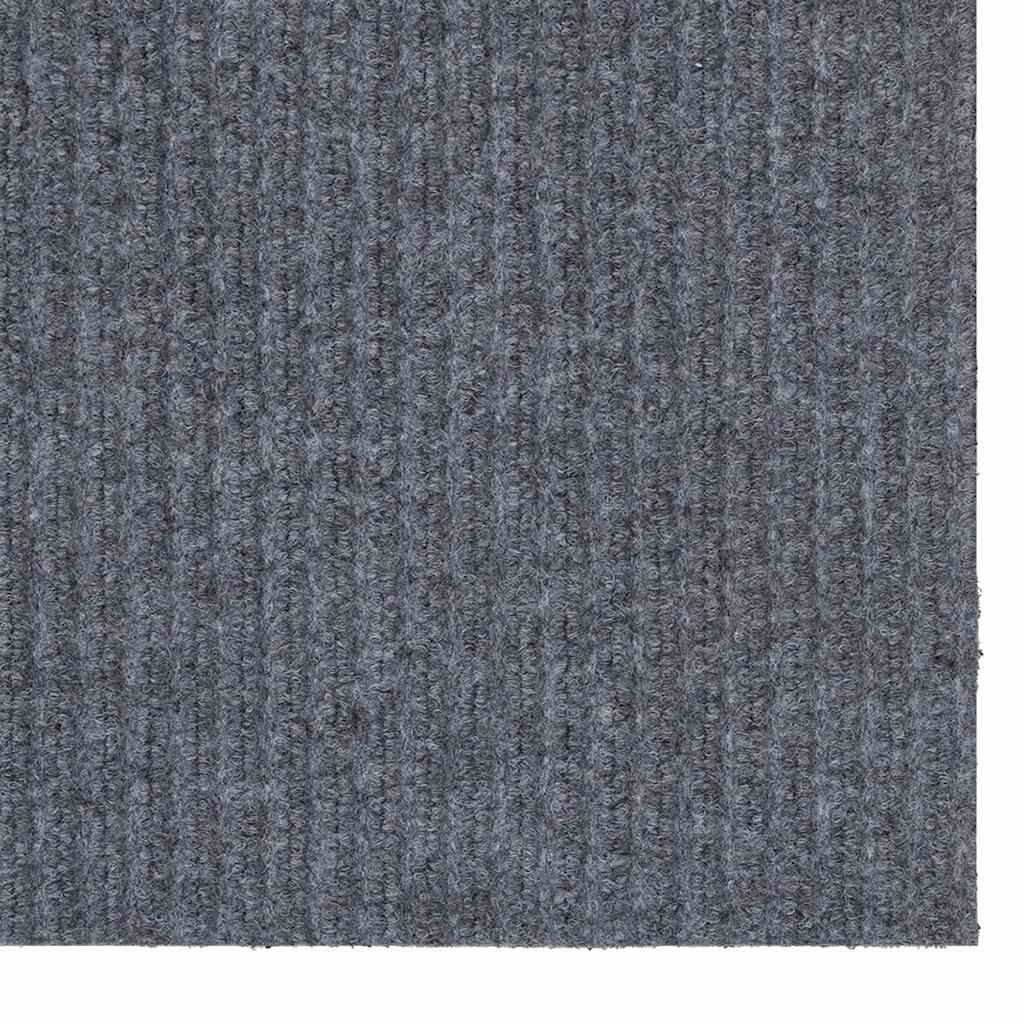 Tepih trkač Svijetlo siva 100 x 250 cm tkanina