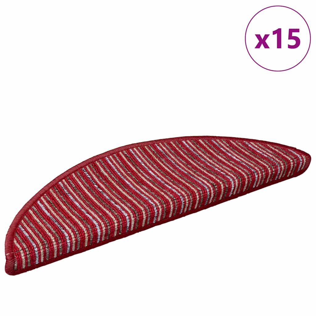 Samoljepljivi stepenasti ulošci 15 pcs Crvena 56 x 17 x 3 cm