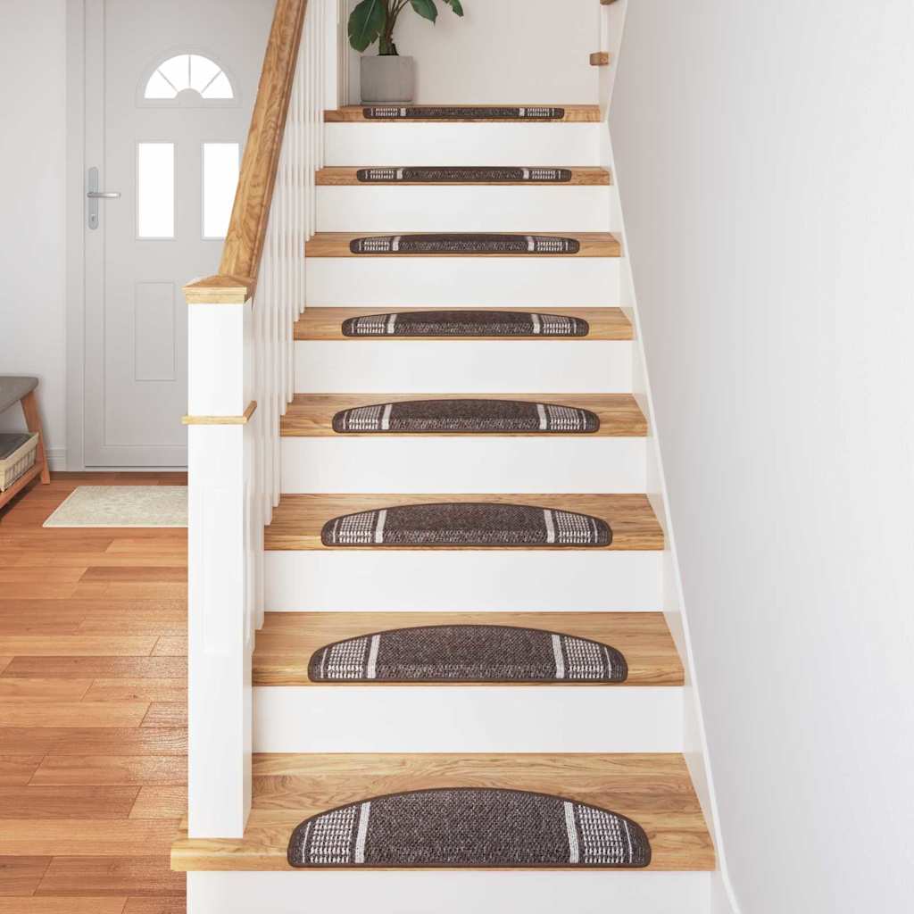 Samoljepljivi stepenasti ulošci 15 pcs Smeđa 65 x 21 x 4 cm