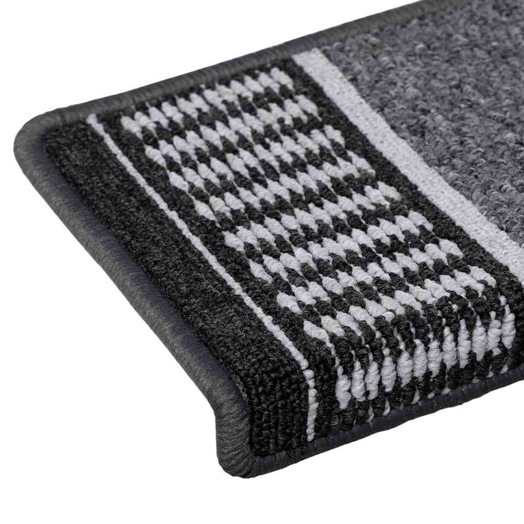 Samoljepljivi stepenasti ulošci 15 pcs Antracit 65 x 21 x 4 cm