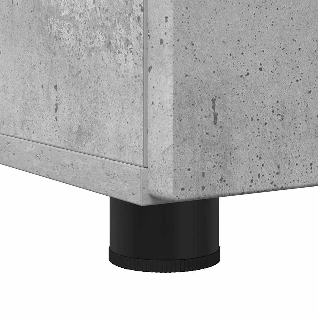 Set namještaja za kupaonicu 3 pcs Beton siva Konstruirano drvo