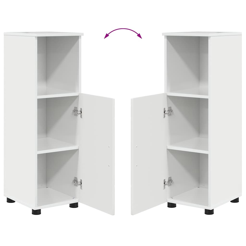 Set namještaja za kupaonicu Zidne 3 pcs Visoki sjaj bijela