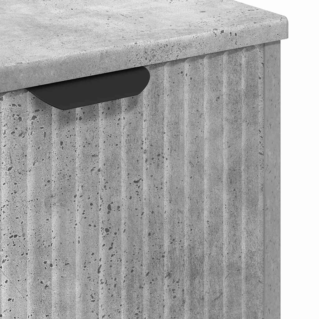 Set namještaja za kupaonicu 3 pcs Beton siva Konstruirano drvo