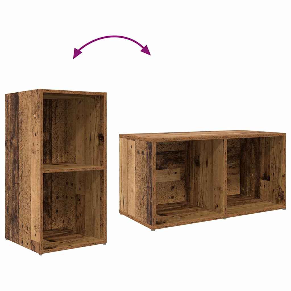 Set TV komoda Zidne 3 pcs Smeđa Konstruirano drvo