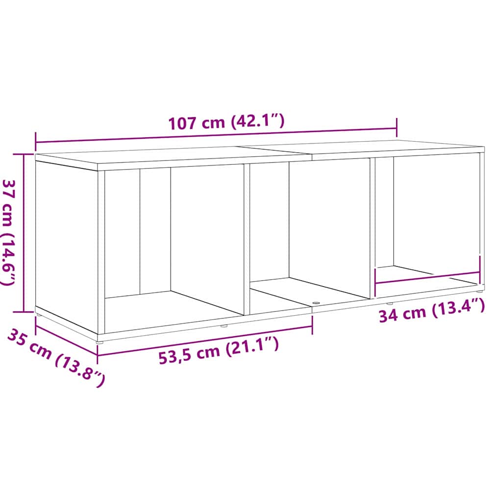 Set TV komoda Zidne 3 pcs Crna Konstruirano drvo