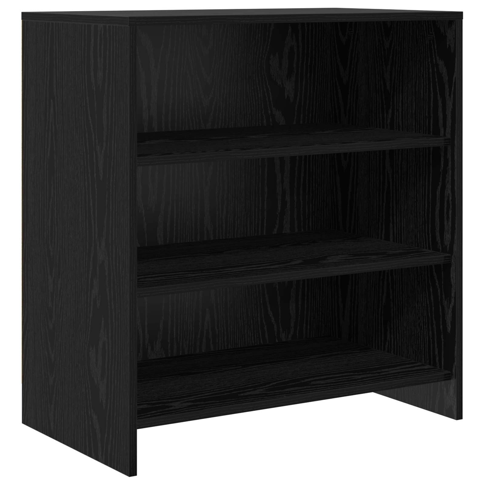 Kreveta 2 pcs Crni hrast 70 x 41 x 75 cm Konstruirano drvo