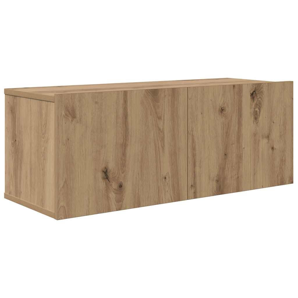 Set TV komoda Zidne 5 pcs Umjetnički hrast Konstruirano drvo