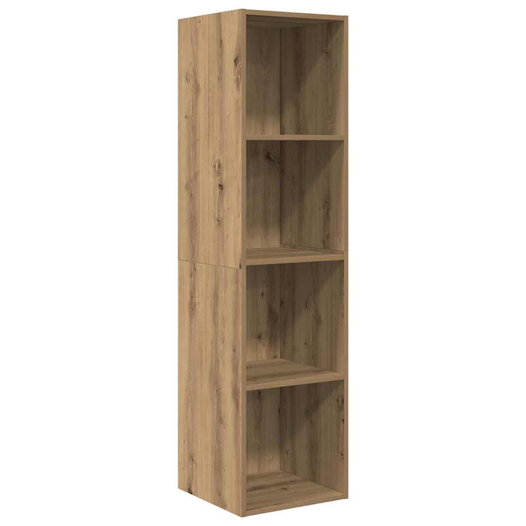 Set TV komoda Zidne 4 pcs Umjetnički hrast Konstruirano drvo