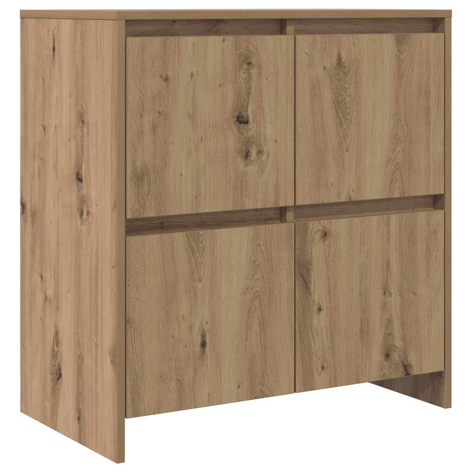 Komode 2 pcs hrast artisan 70 x 41 x 75 cm Konstruirano drvo